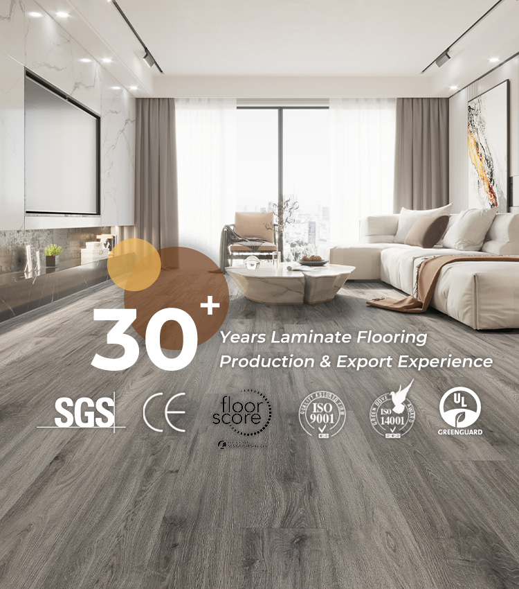 30+ Years laminate flooring Production & Export Experience