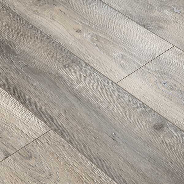 Grey laminated flooring